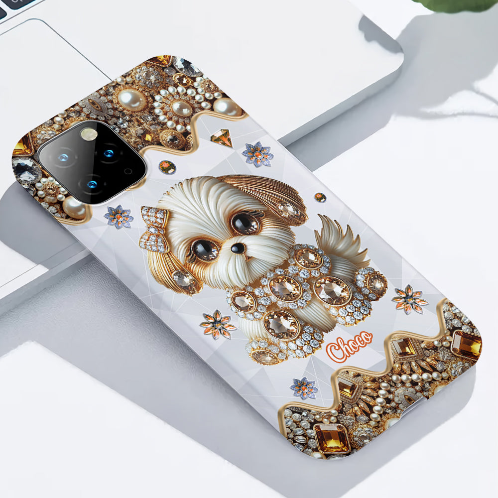 Love Shih Tzu - Personalized Dog Full Print Phone Case
