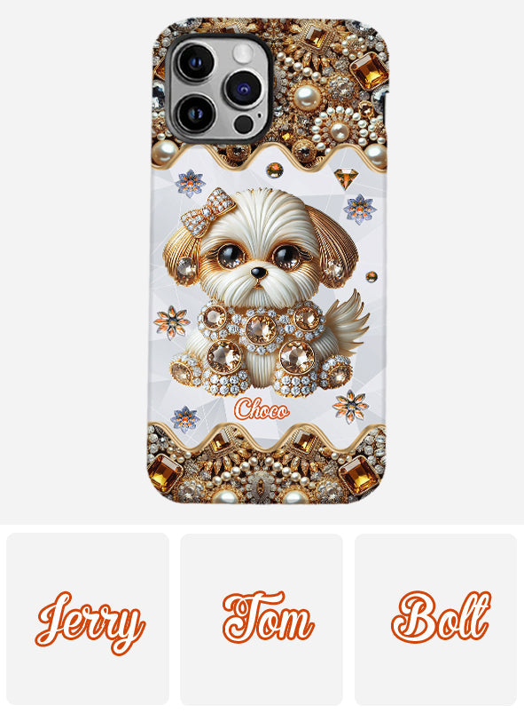 Love Shih Tzu - Personalized Dog Full Print Phone Case