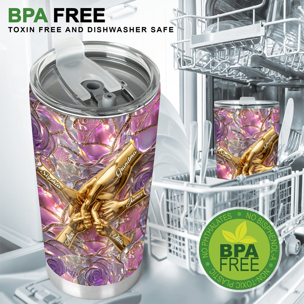 Holding Hands - Personalized Mother Tumbler