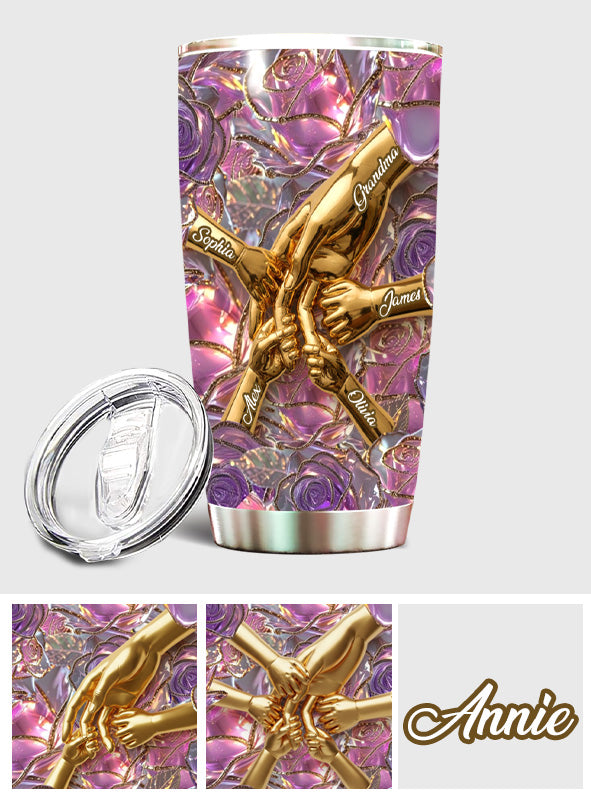 Holding Hands - Personalized Mother Tumbler