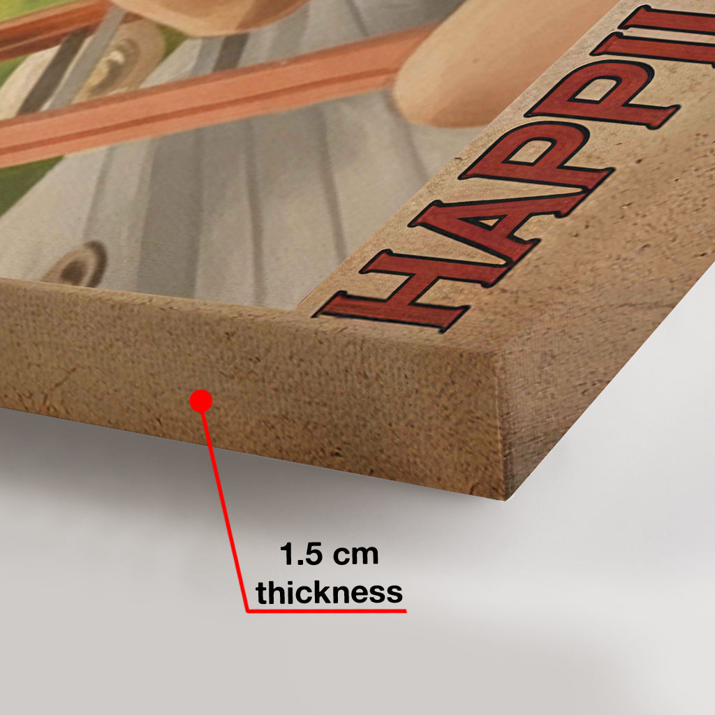 And She Lived Happily Ever After - Personalized Dog Canvas And Poster