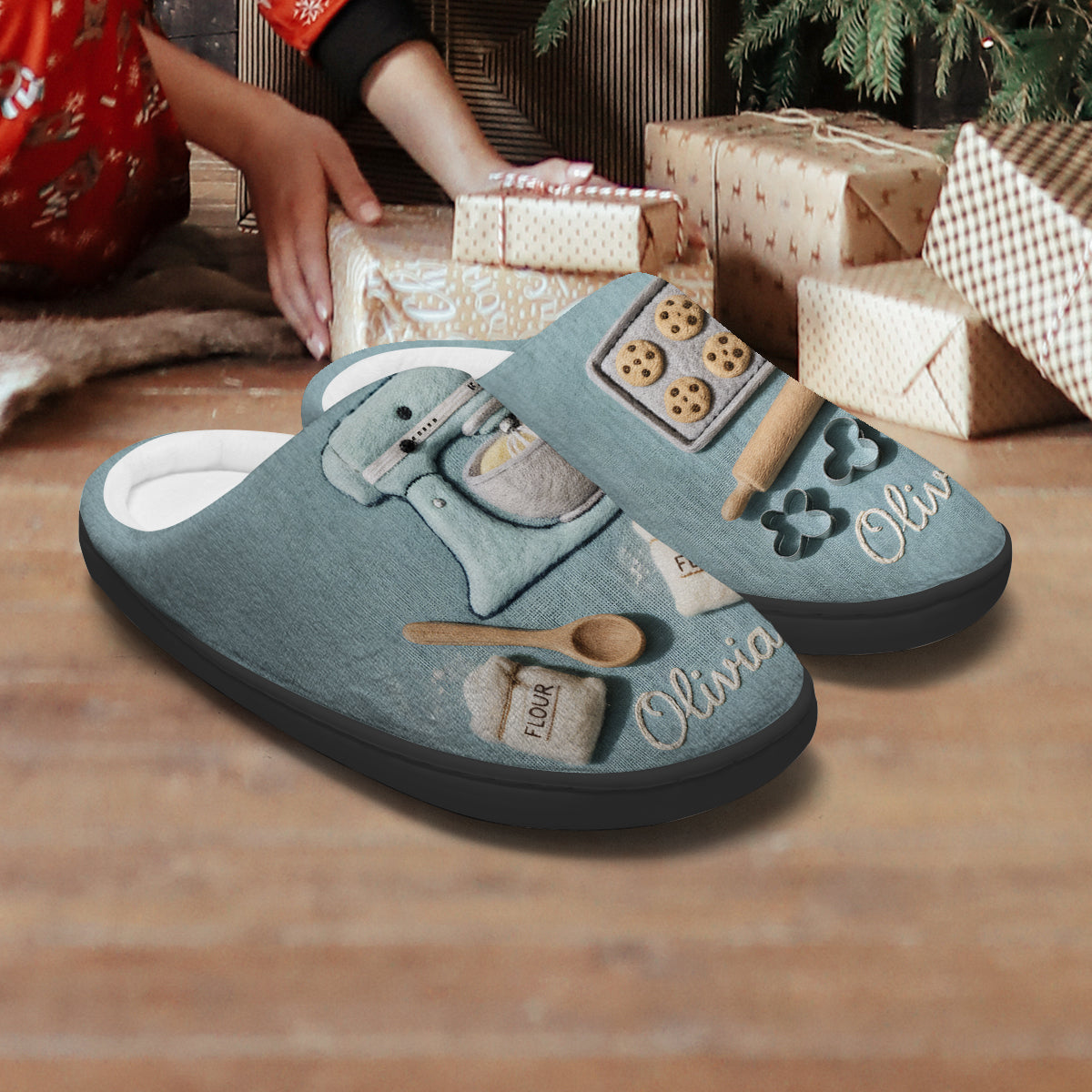 Love Baking - Personalized Baking Slippers