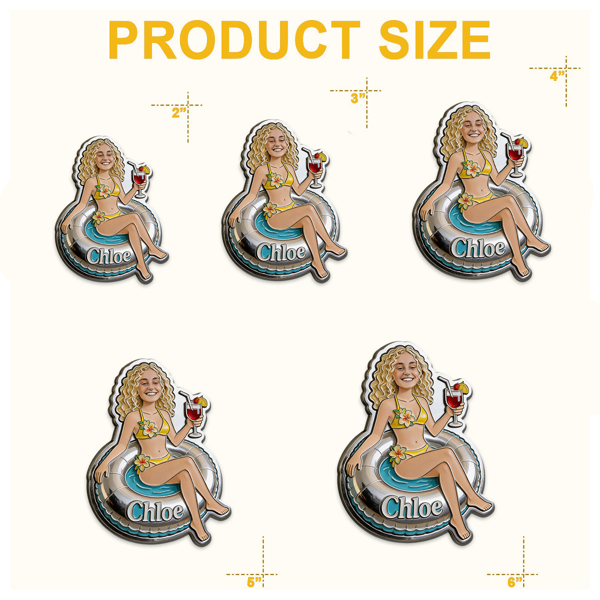 Summer Vibe - Personalized Sea Lover Magnet