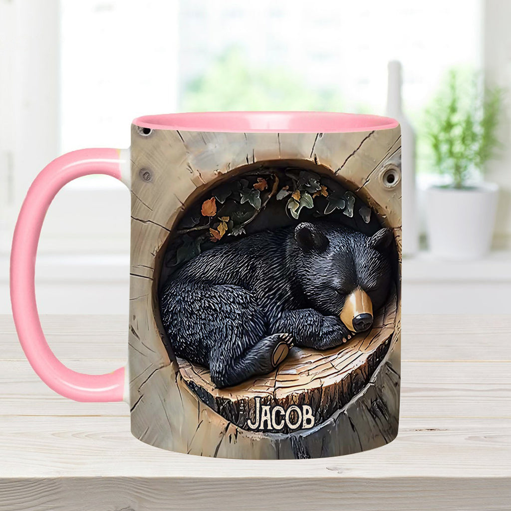 Black Bear - Personalized Hunting Accent Mug