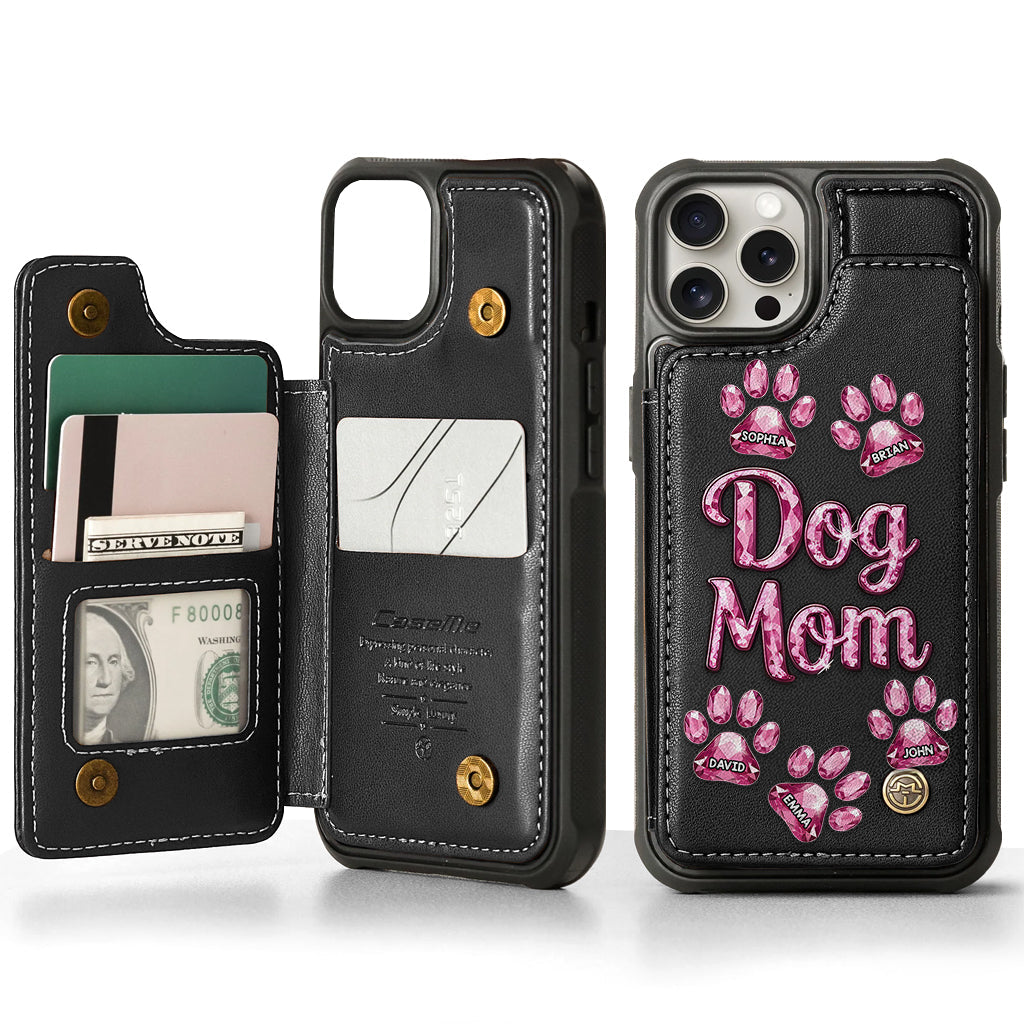 Dog Mom - Personalized Dog Wallet Phone Case