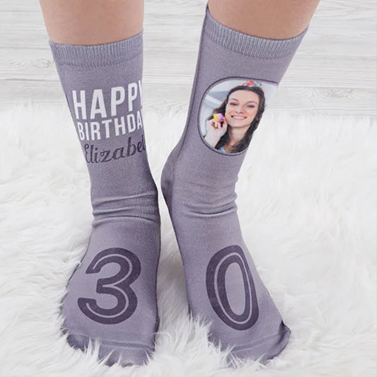 Happy Birthday - Personalized Birthday Socks