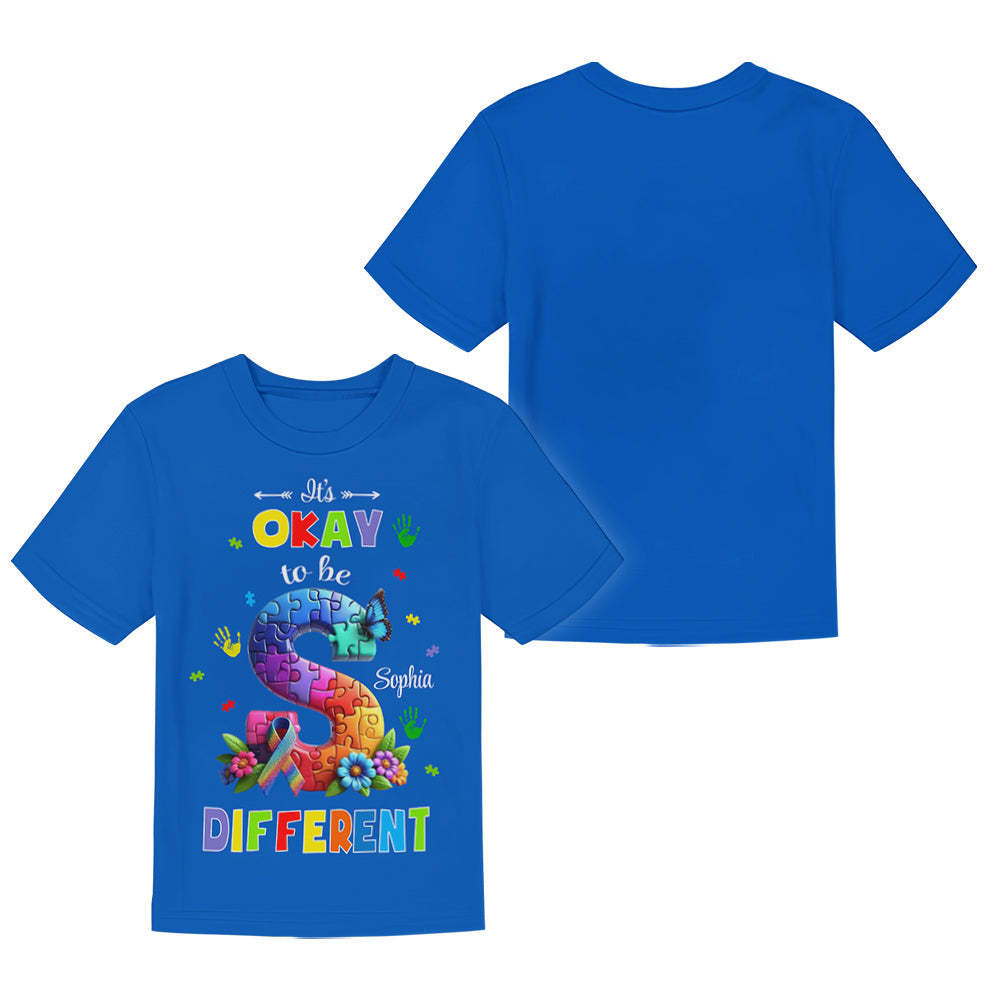 Colorful Puzzle Alphabet - Personalized Kid T-shirt & Shorts