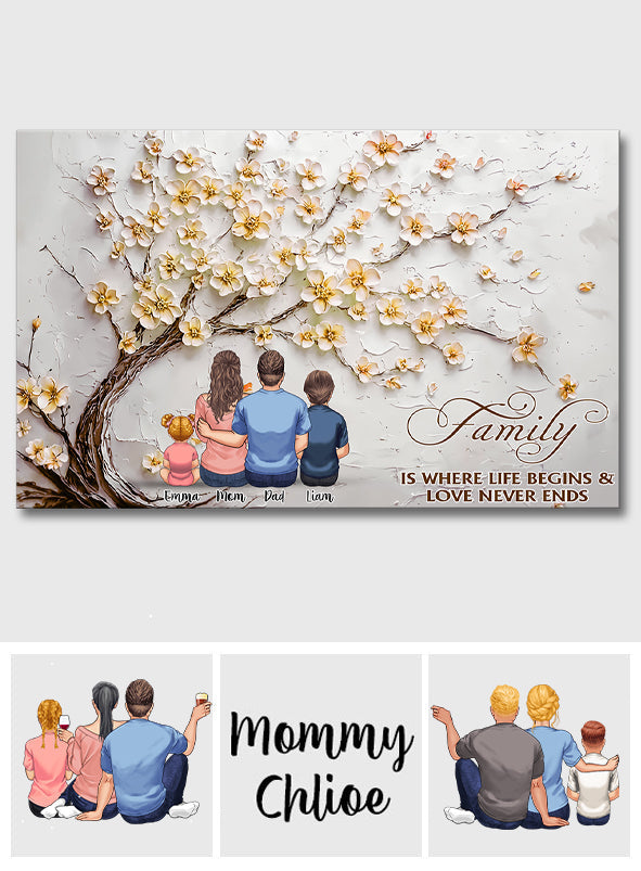 Family Is Forever - Personalized Family Canvas And Poster