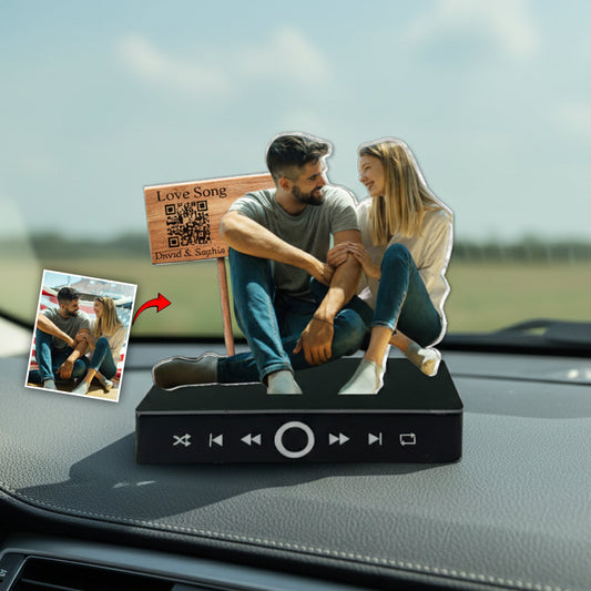 A Few Words for You - Personalized Couple Music Ornament