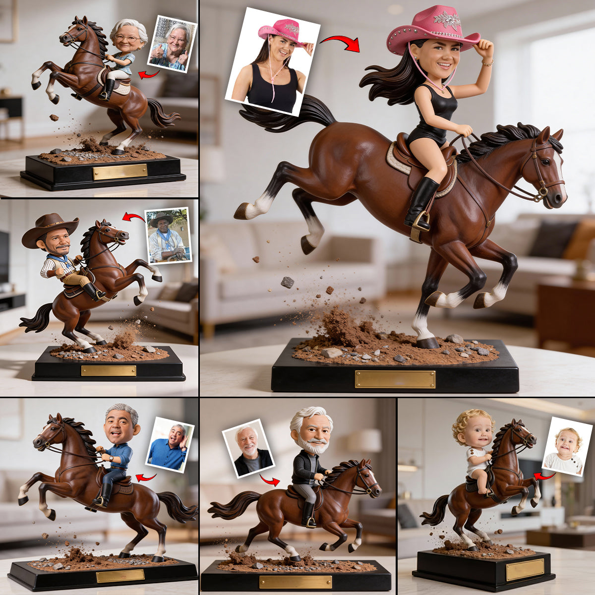 Horse Riding Lover, Horse Lover - Personalized Horse Custom Shaped Acrylic Plaque