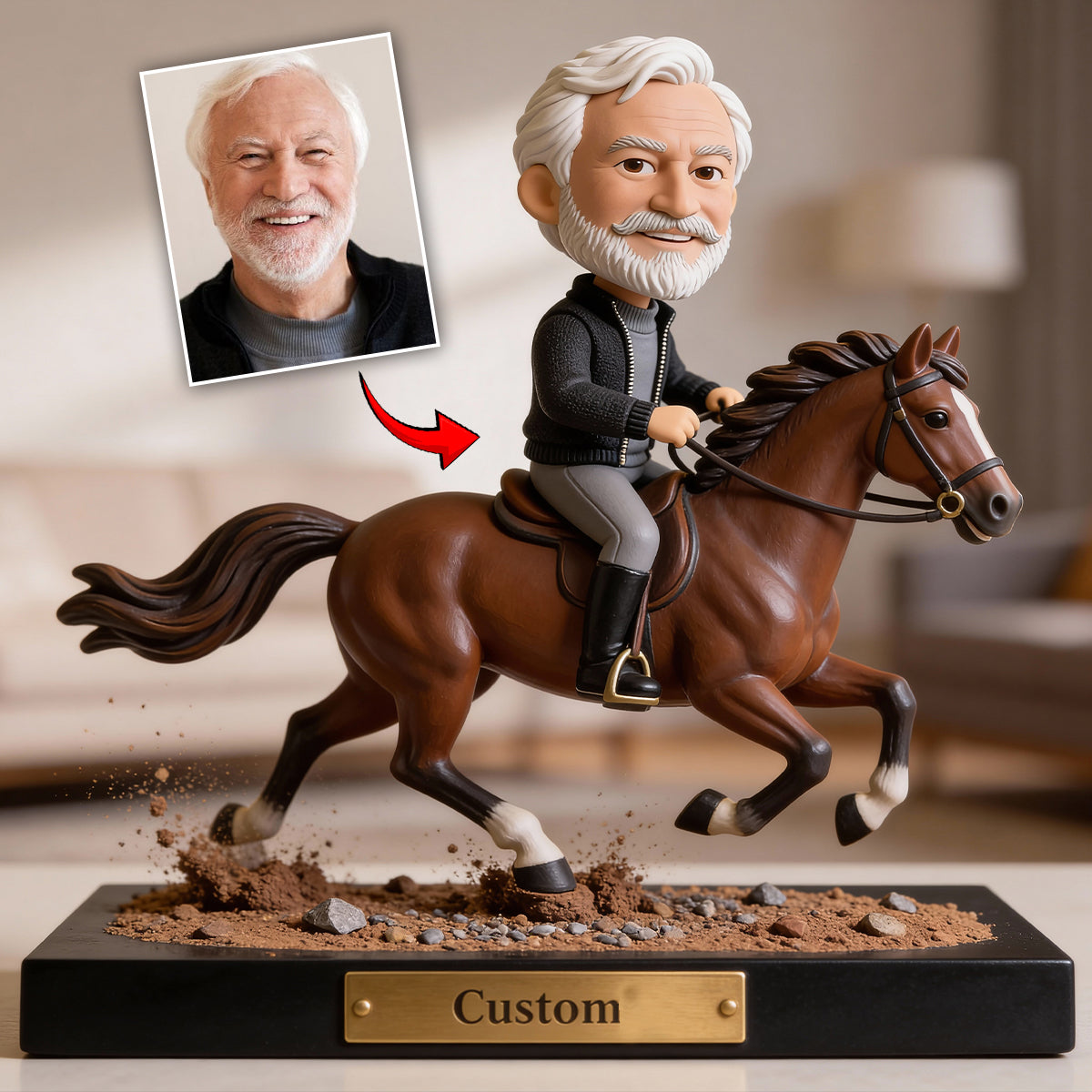 Horse Riding Lover, Horse Lover - Personalized Horse Custom Shaped Acrylic Plaque