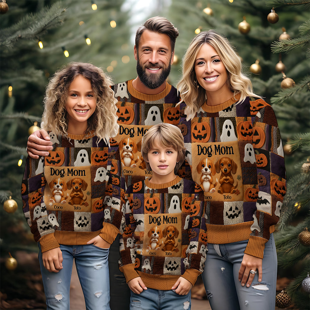 Love Dog, Love Cat, Fall Season - Personalized Dog Ugly Sweater