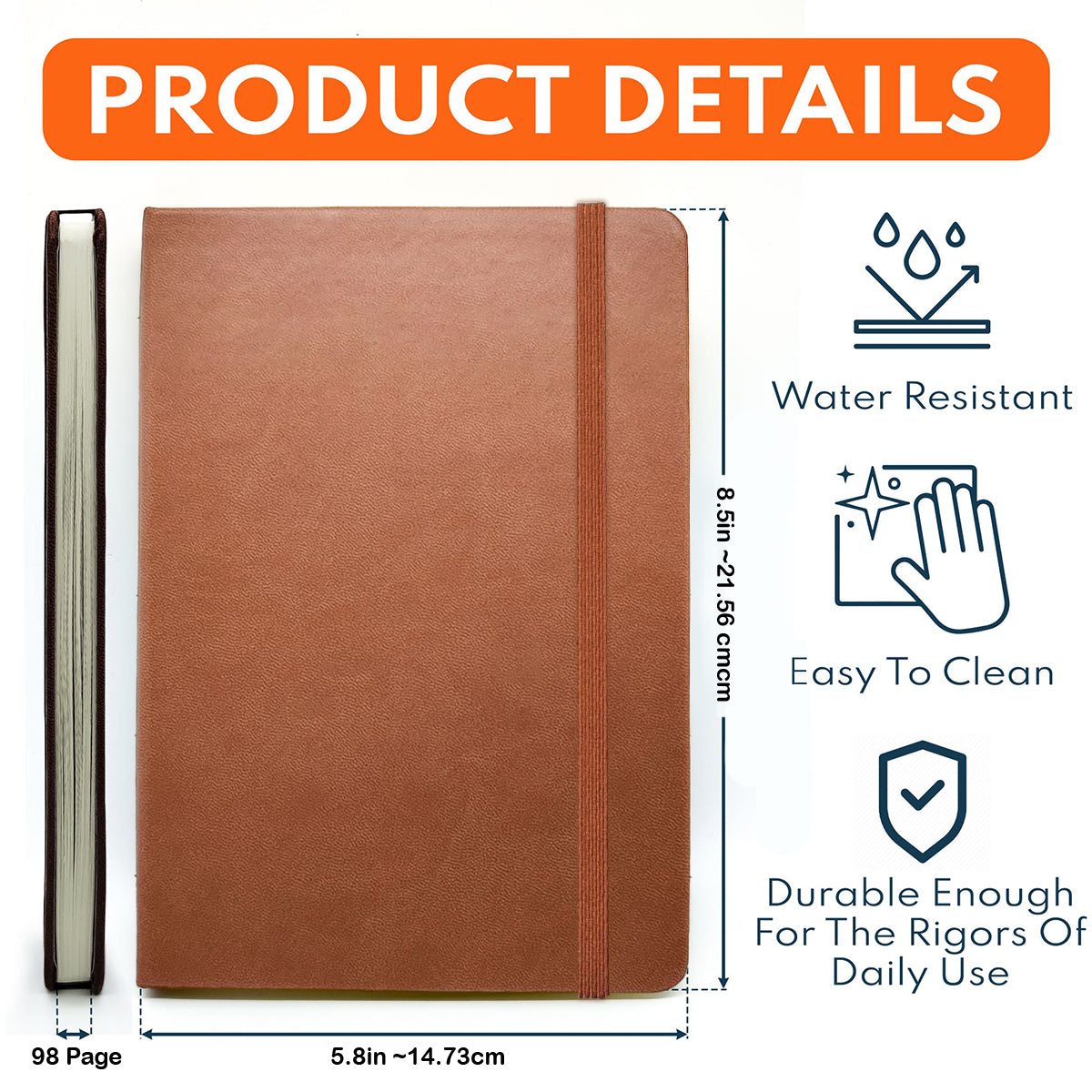 Birthday Wishes Book, Birthday Letters - Personalized Birthday Leather Journal
