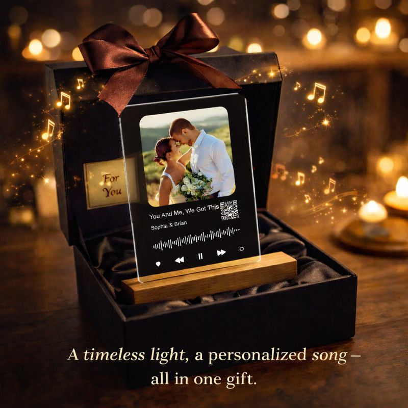 Create Your Own Love Song - Personalized Couple LED Night Light