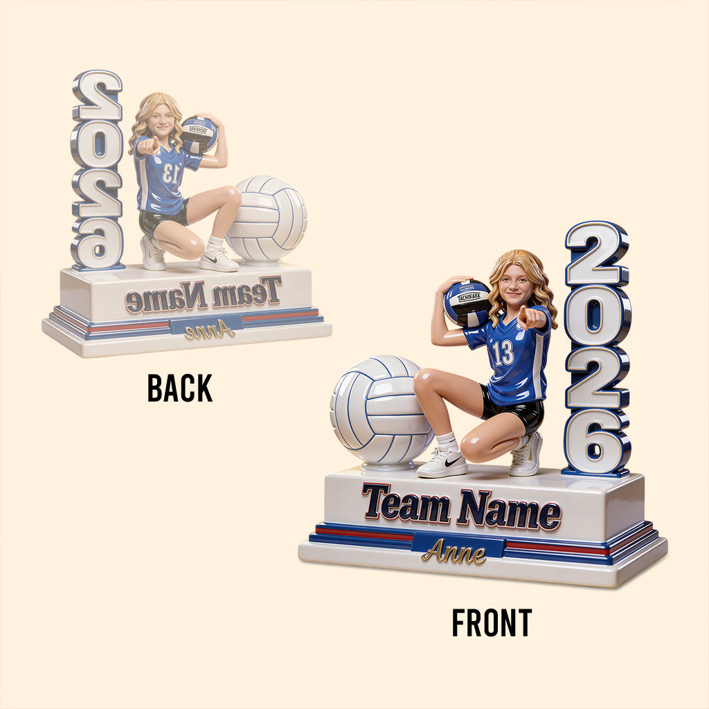 Any Sport - Football, Basketball, Volleyball... - Personalized Football Custom Shaped Acrylic Plaque