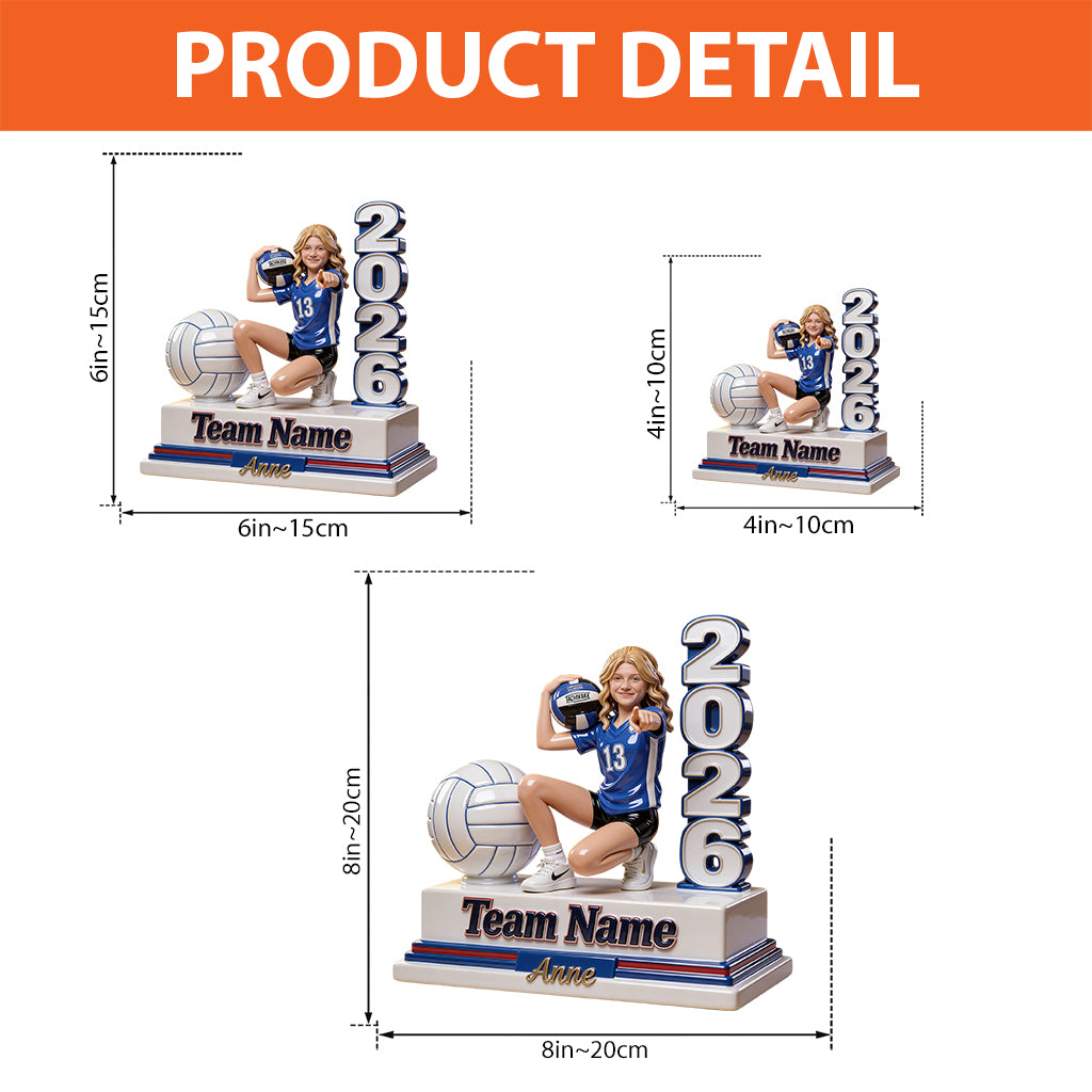 Any Sport - Football, Basketball, Volleyball... - Personalized Football Custom Shaped Acrylic Plaque