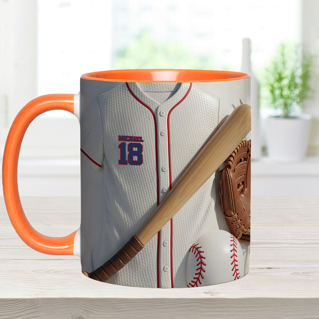 Baseball Is More Than A Game - Personalized Baseball Accent Mug
