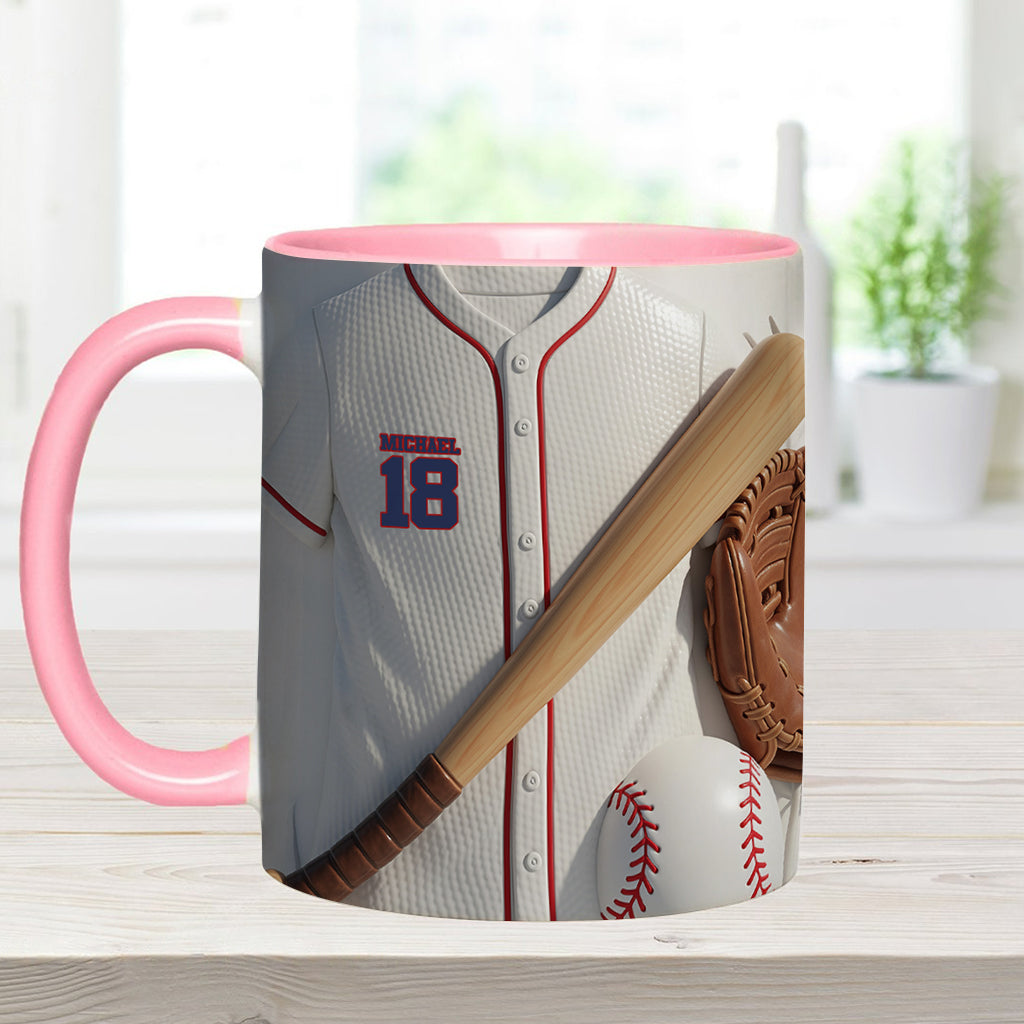 Baseball Is More Than A Game - Personalized Baseball Accent Mug
