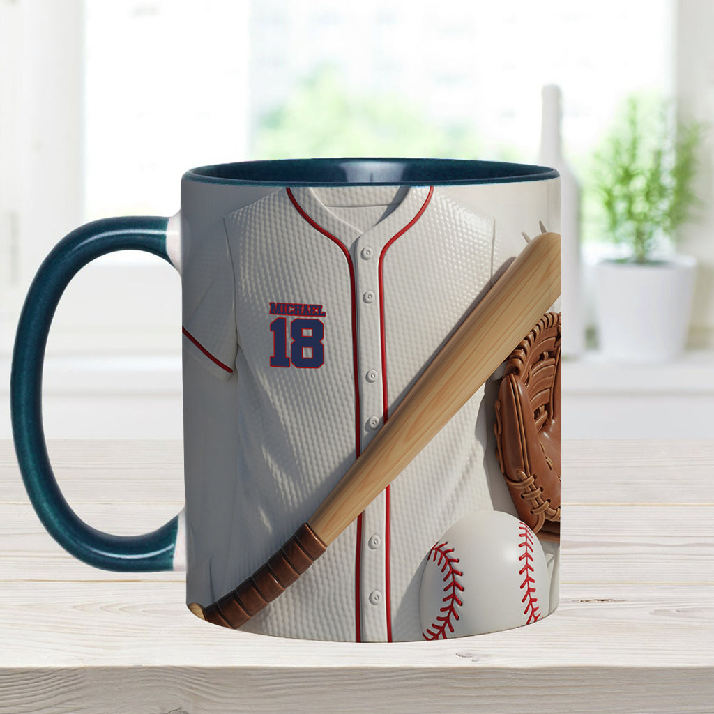 Baseball Is More Than A Game - Personalized Baseball Accent Mug