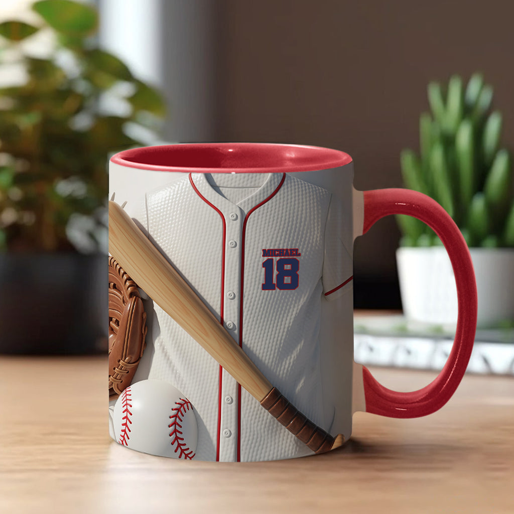 Baseball Is More Than A Game - Personalized Baseball Accent Mug