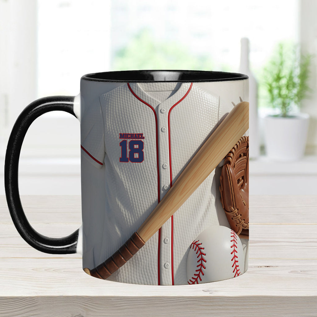 Baseball Is More Than A Game - Personalized Baseball Accent Mug