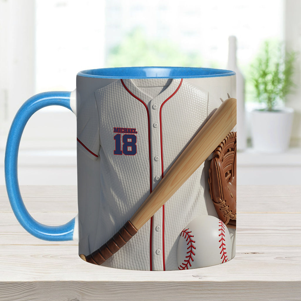 Baseball Is More Than A Game - Personalized Baseball Accent Mug