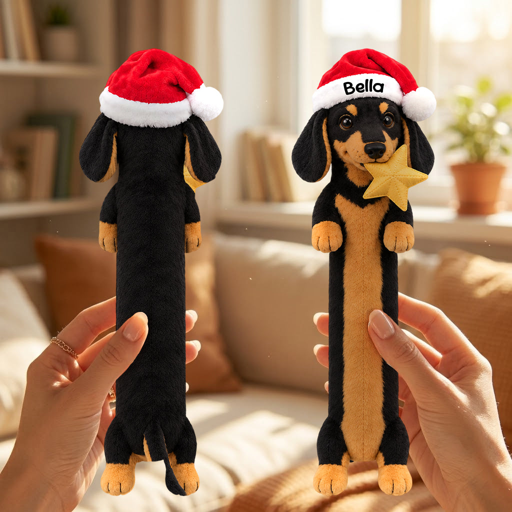 Love Dachshunds - Personalized Dachshund Posable Plush Doll