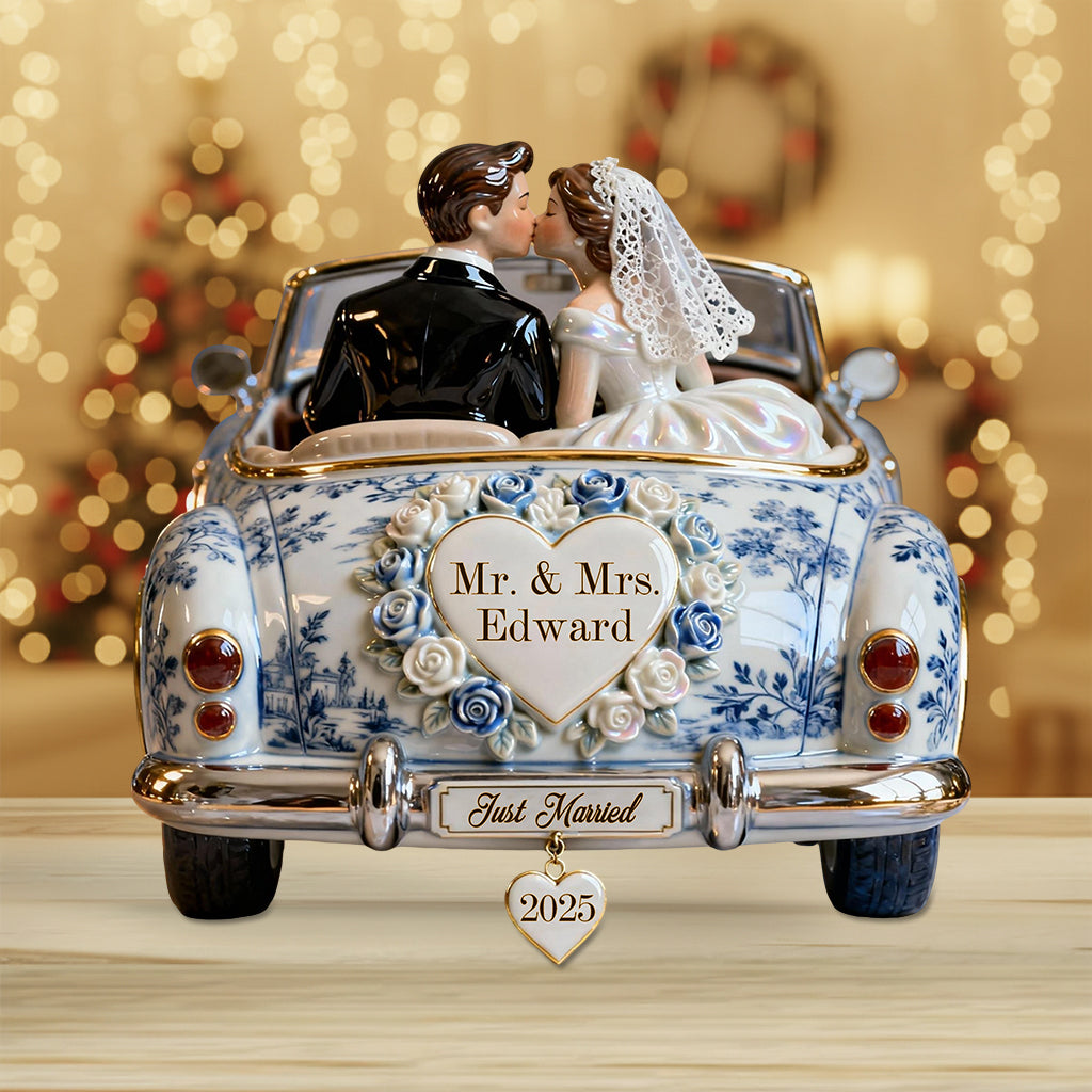 Our Anniversary - Personalized Couple Custom Shaped Acrylic Plaque