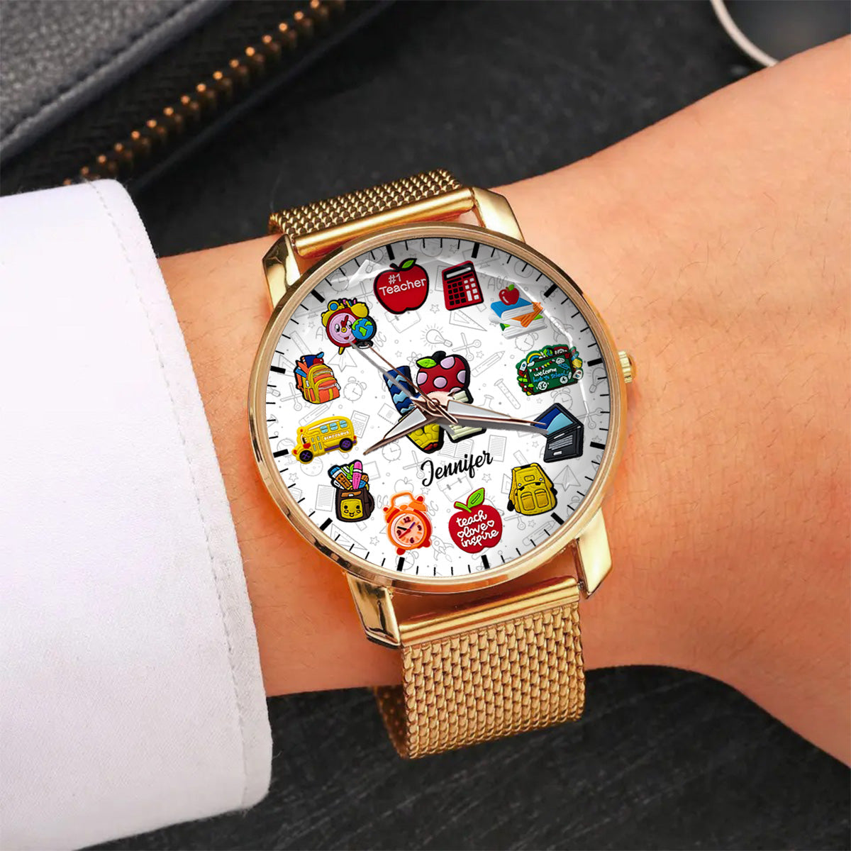 Teachers Who Love Teaching - Personalized Teacher Women Hand Watch