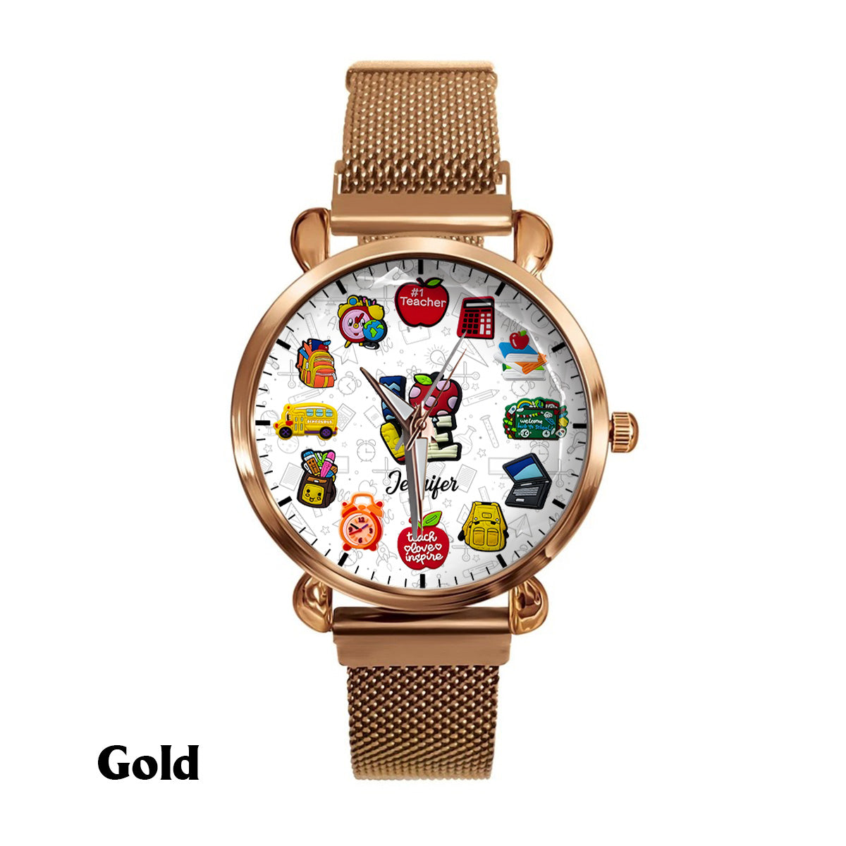 Teachers Who Love Teaching - Personalized Teacher Women Hand Watch