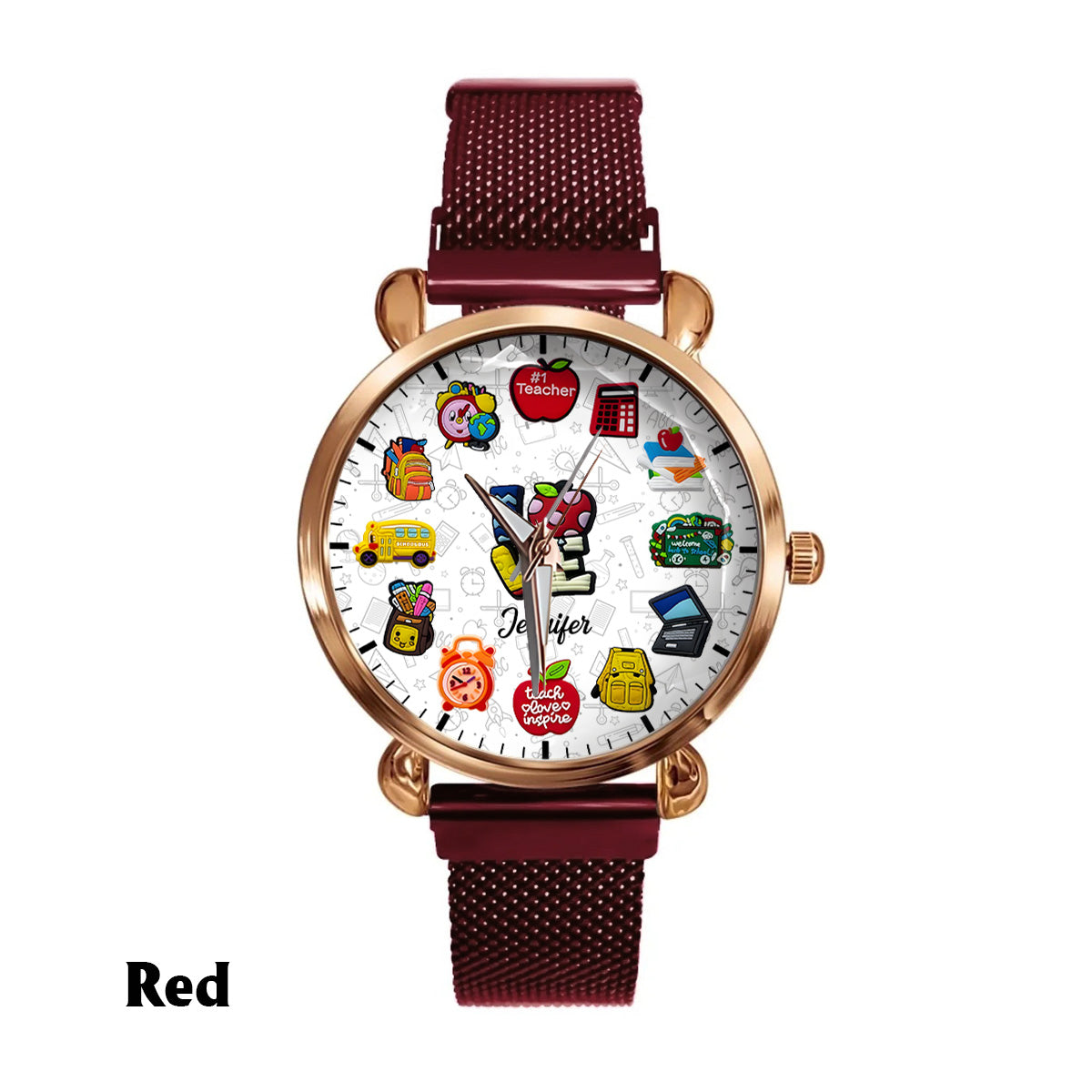 Teachers Who Love Teaching - Personalized Teacher Women Hand Watch