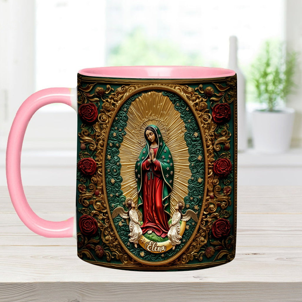 Our Lady Of Guadalupe - Personalized Christian Accent Mug