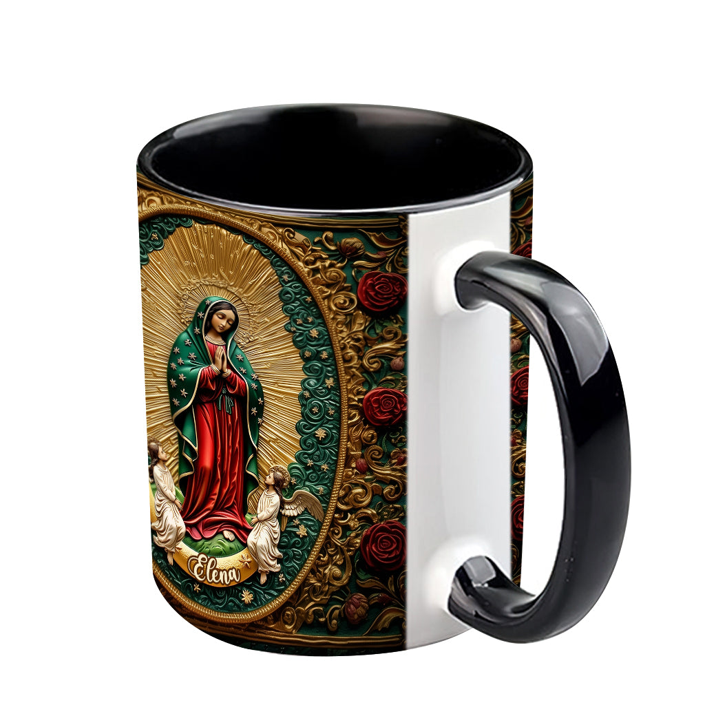 Our Lady Of Guadalupe - Personalized Christian Accent Mug