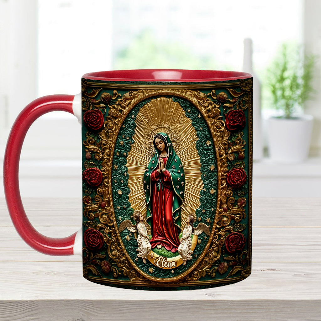 Our Lady Of Guadalupe - Personalized Christian Accent Mug