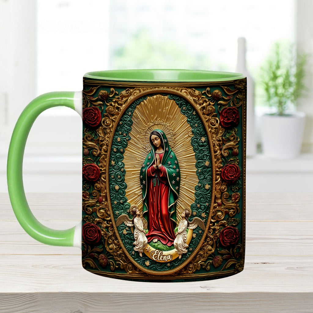 Our Lady Of Guadalupe - Personalized Christian Accent Mug