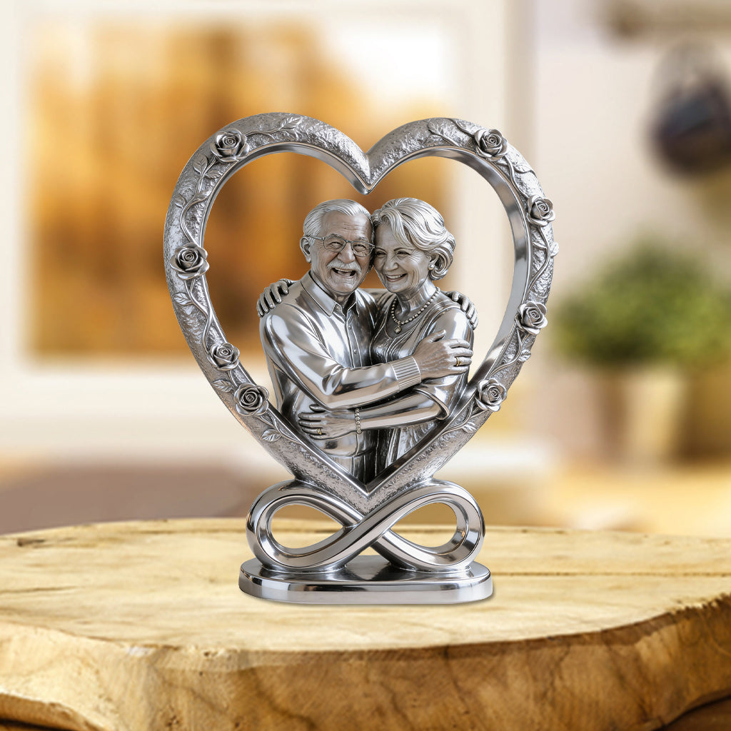 Couple Gift Idea - Personalized Couple Custom Shaped Acrylic Plaque