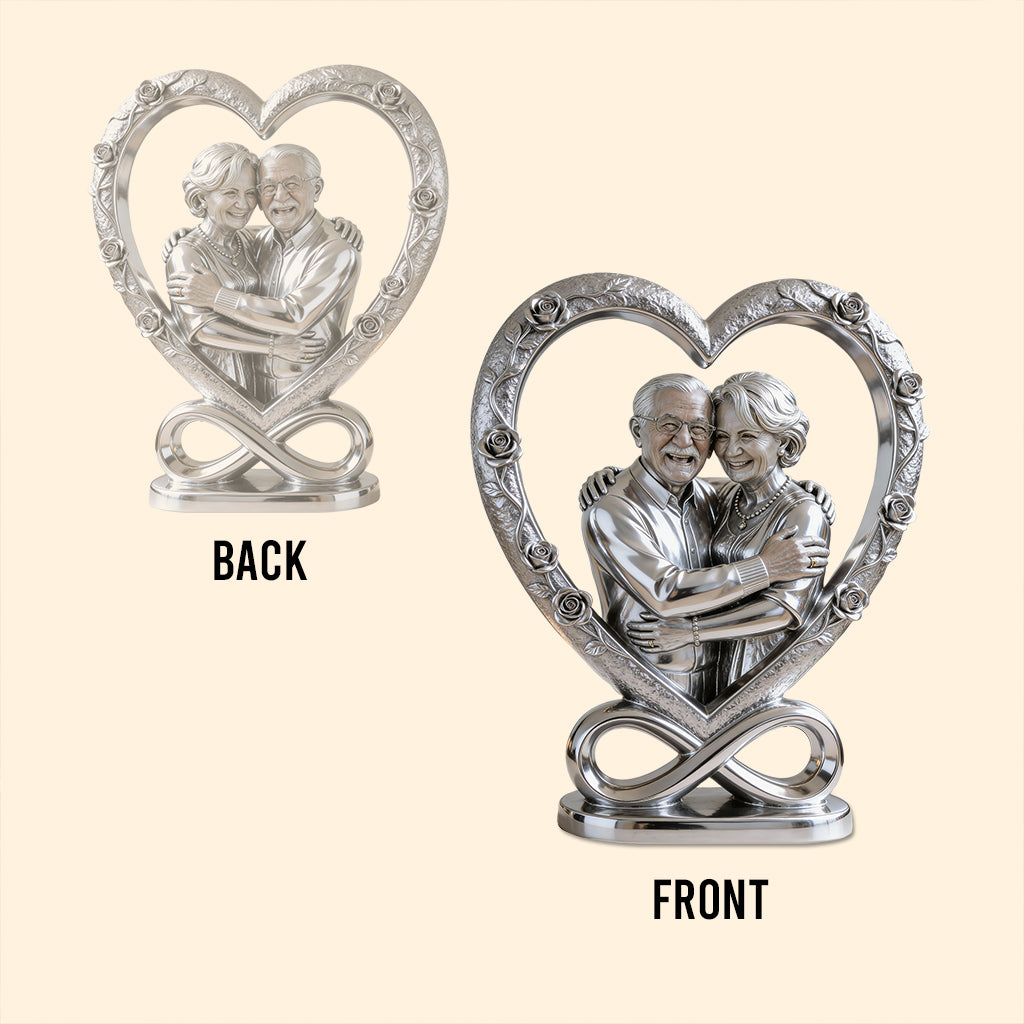 Couple Gift Idea - Personalized Couple Custom Shaped Acrylic Plaque