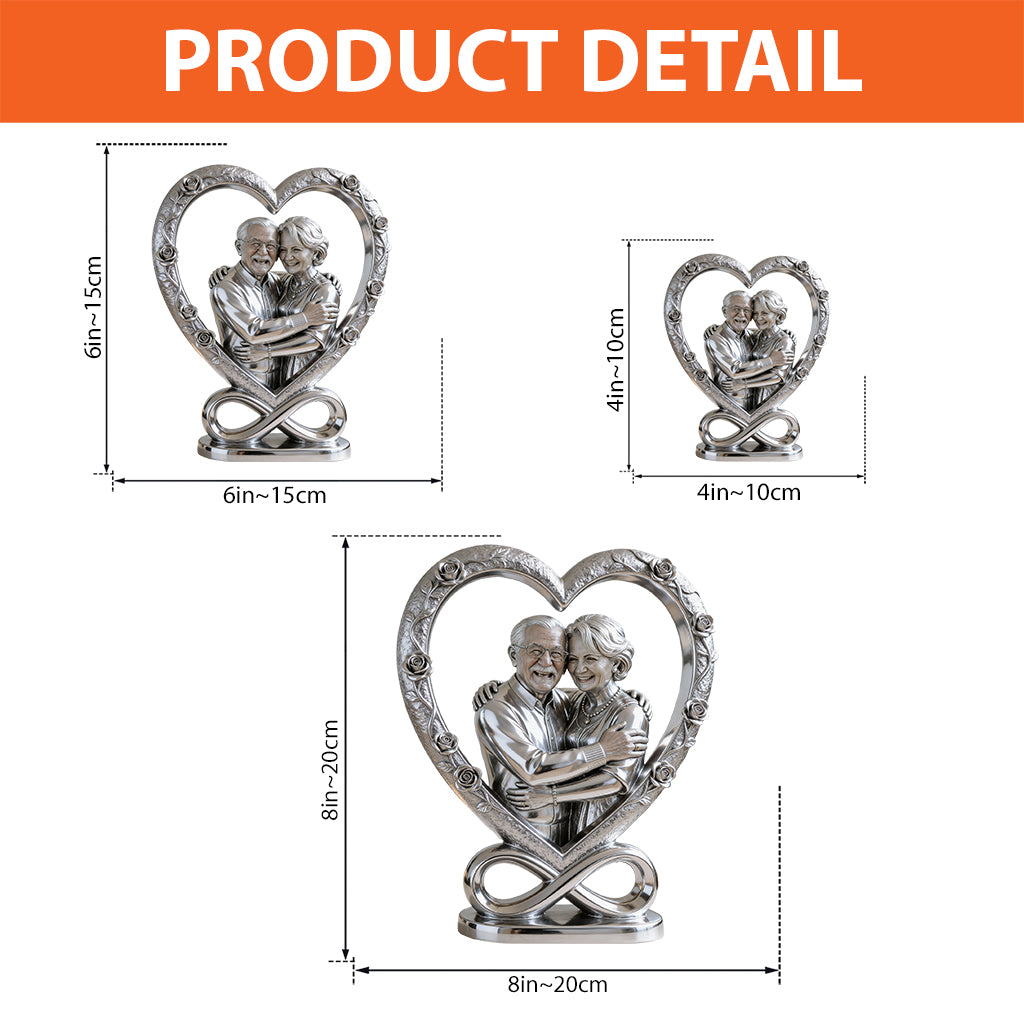 Couple Gift Idea - Personalized Couple Custom Shaped Acrylic Plaque