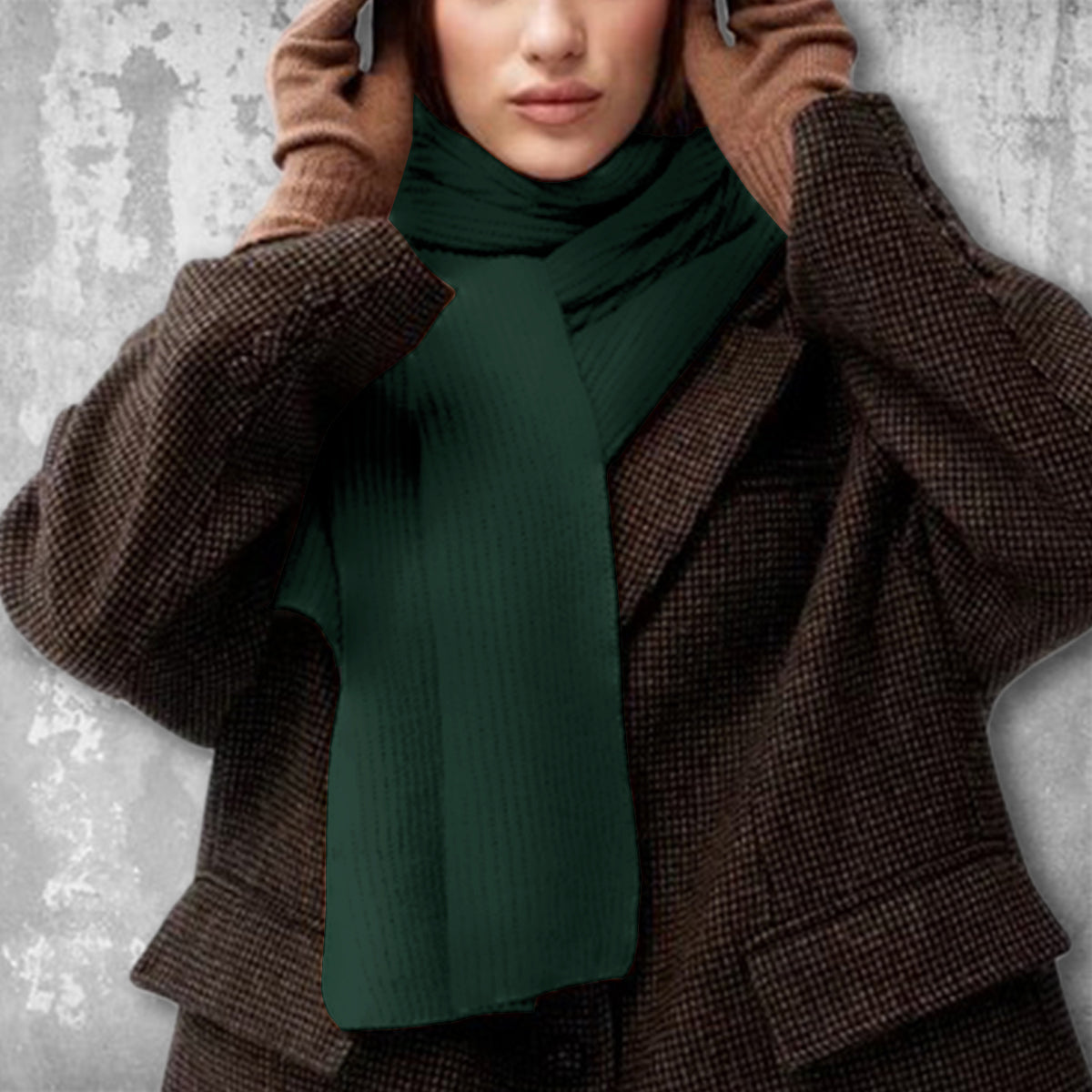 Winter Gifts For Loved Ones - Personalized Family Knitted Scarf