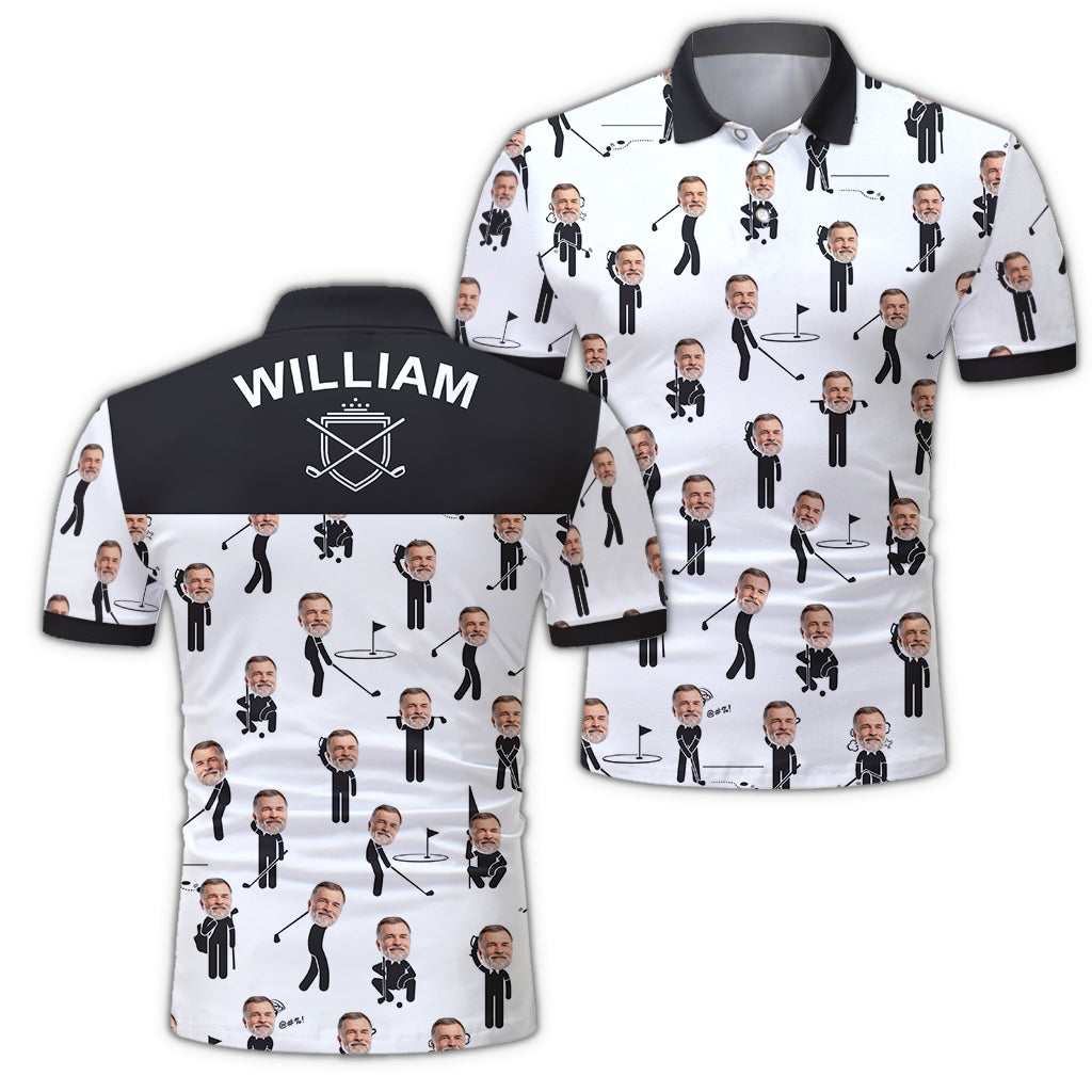 Love Being A Golfer - Personalized Golf Polo Shirt