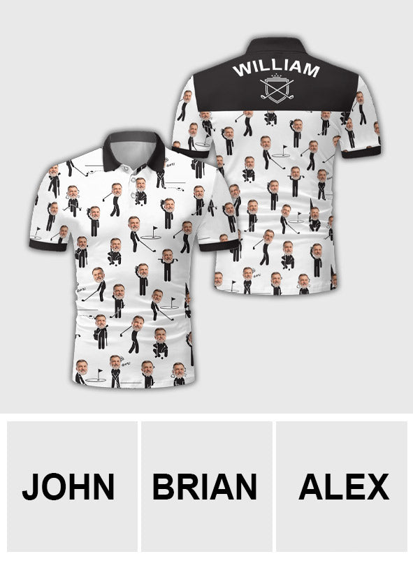 Love Being A Golfer - Personalized Golf Polo Shirt