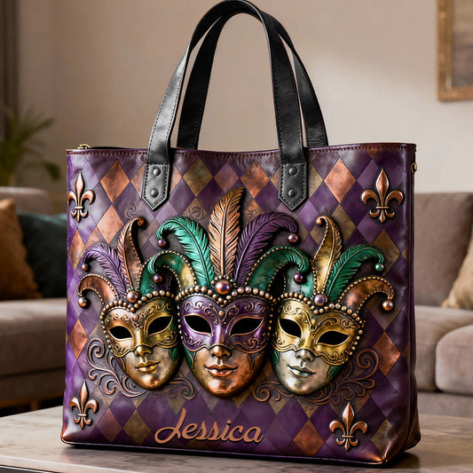 It's Mardi Gras Y'all - Personalized Mardi Gras Tote Bag