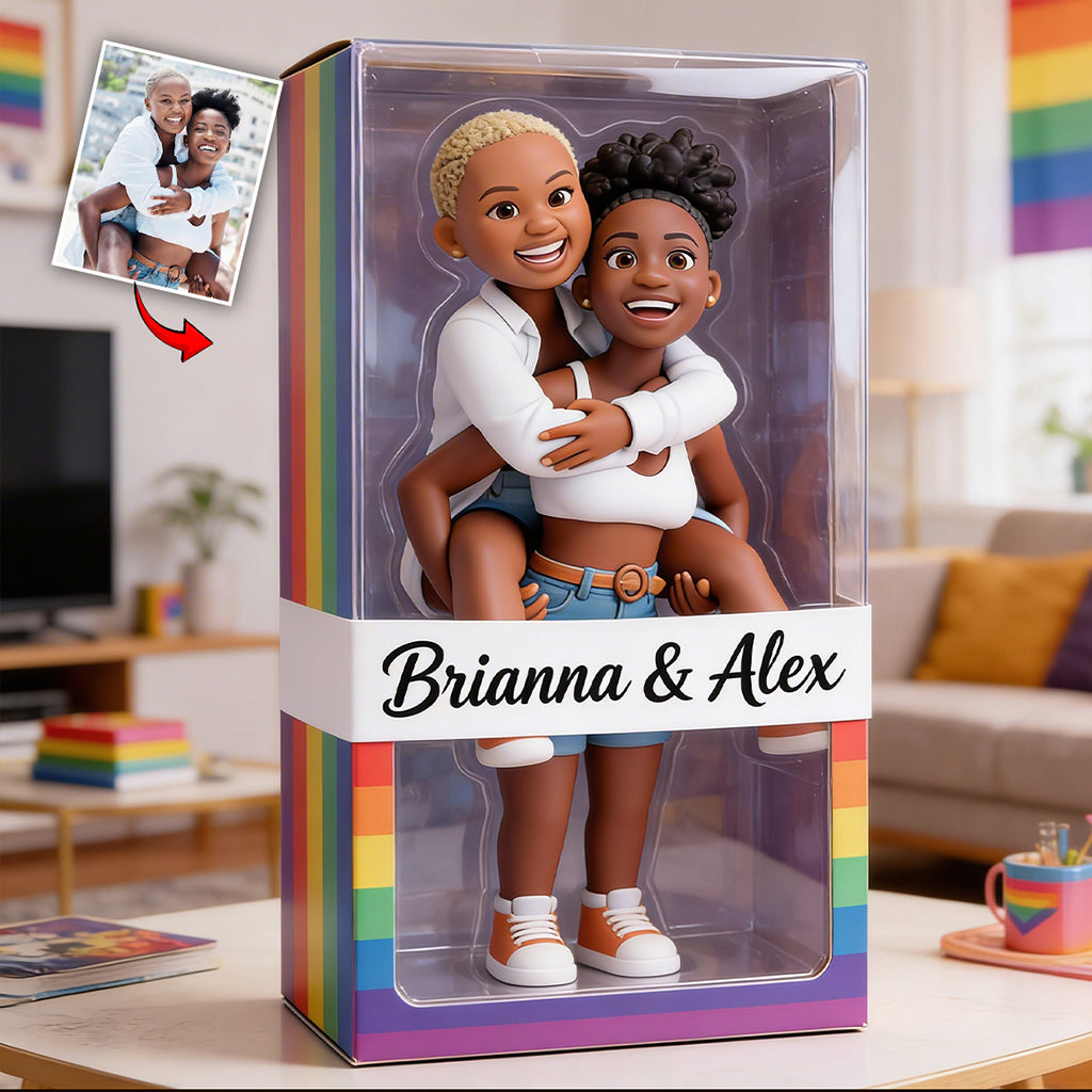 Love Is Love - Personalized LGBT Support Custom Shaped Acrylic Plaque