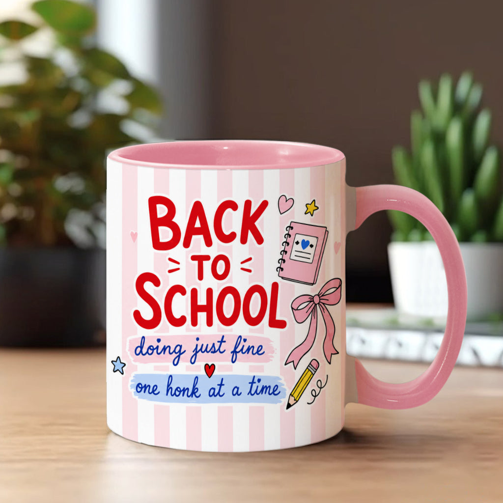 Back To School, Teacher Gift Idea - Personalized Teacher Accent Mug