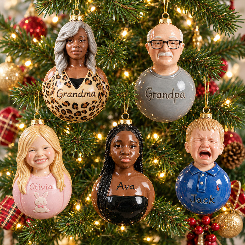 I'm An Ornament - Funny Christmas - Personalized Family Premium 3D Ornament