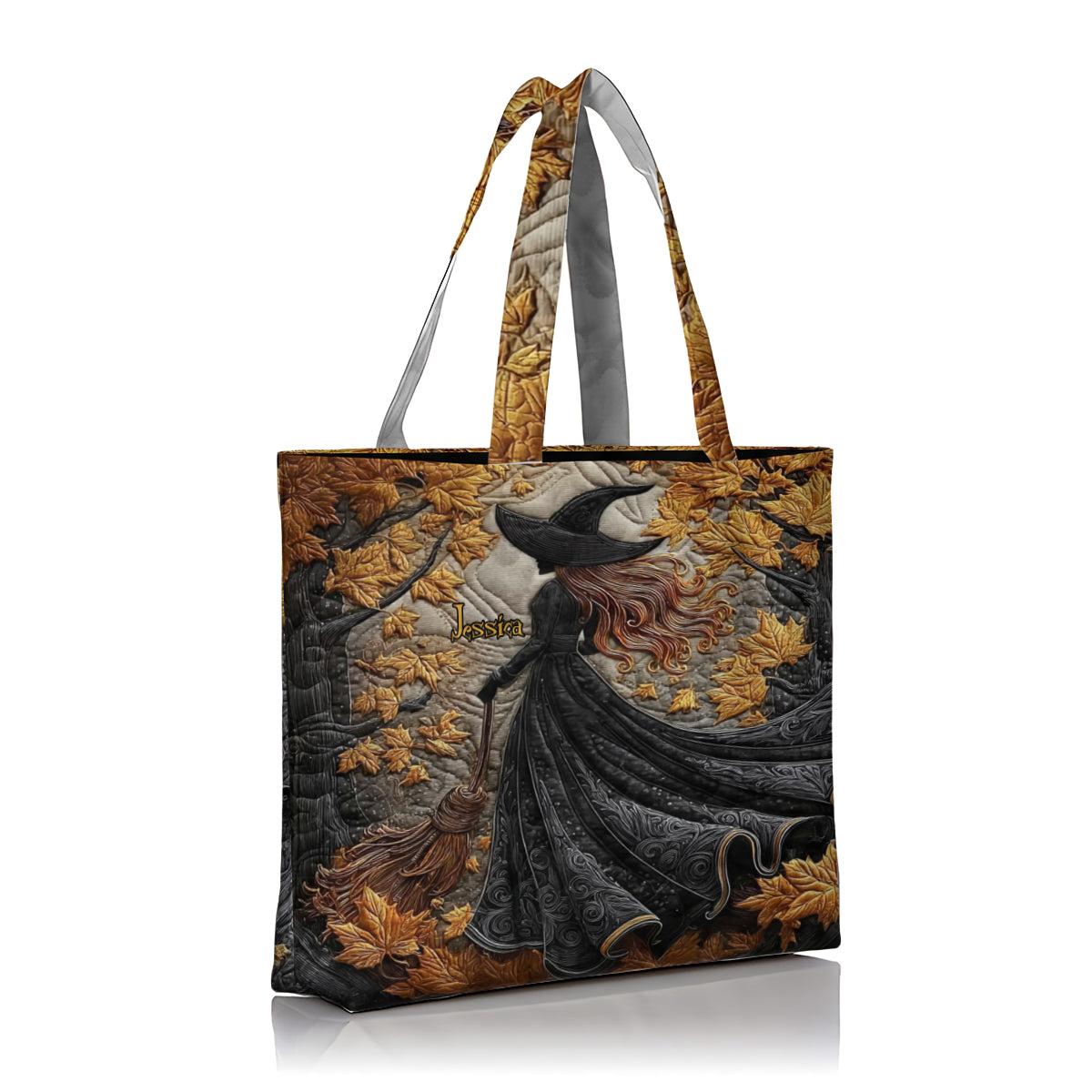 Beautiful Witch - Personalized Witch Quilted Tote Bag