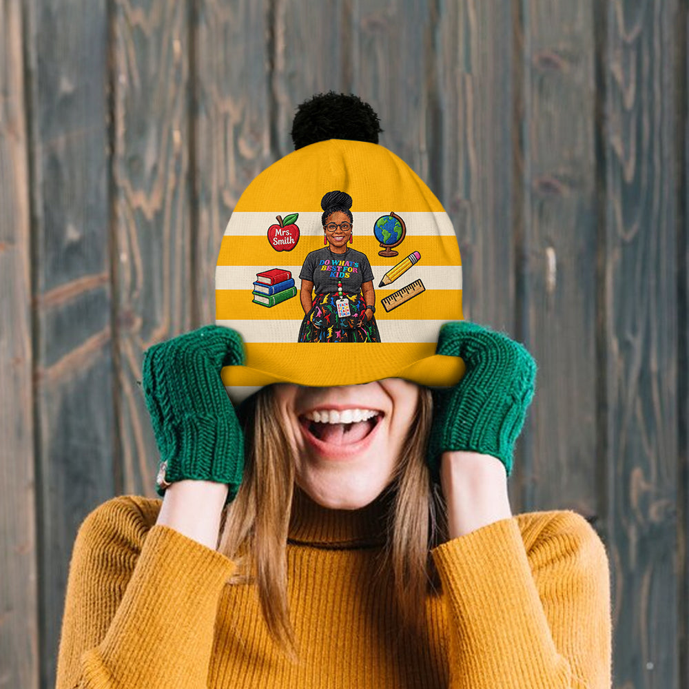 Teacher Life - Personalized Teacher Beanie Hat