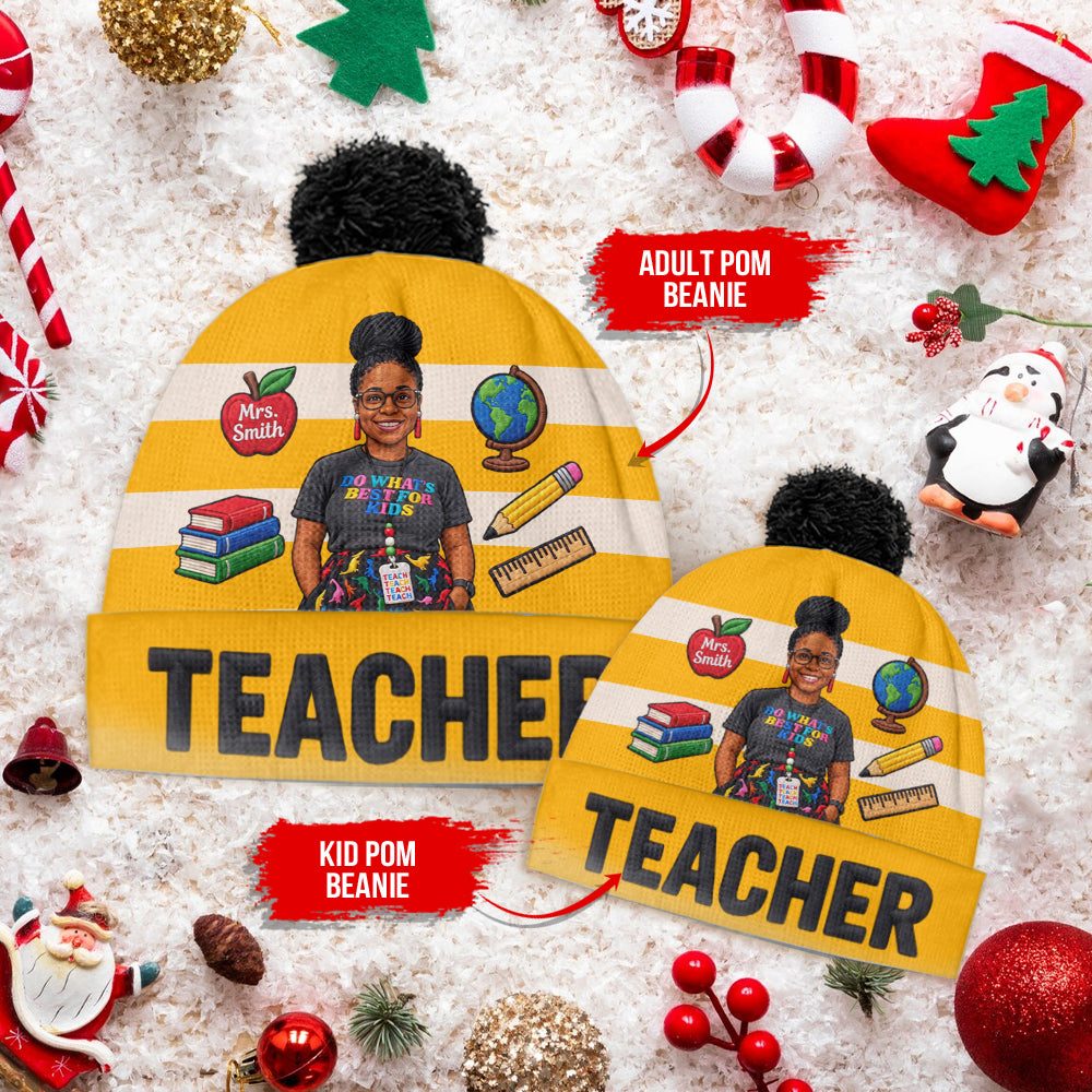 Teacher Life - Personalized Teacher Beanie Hat
