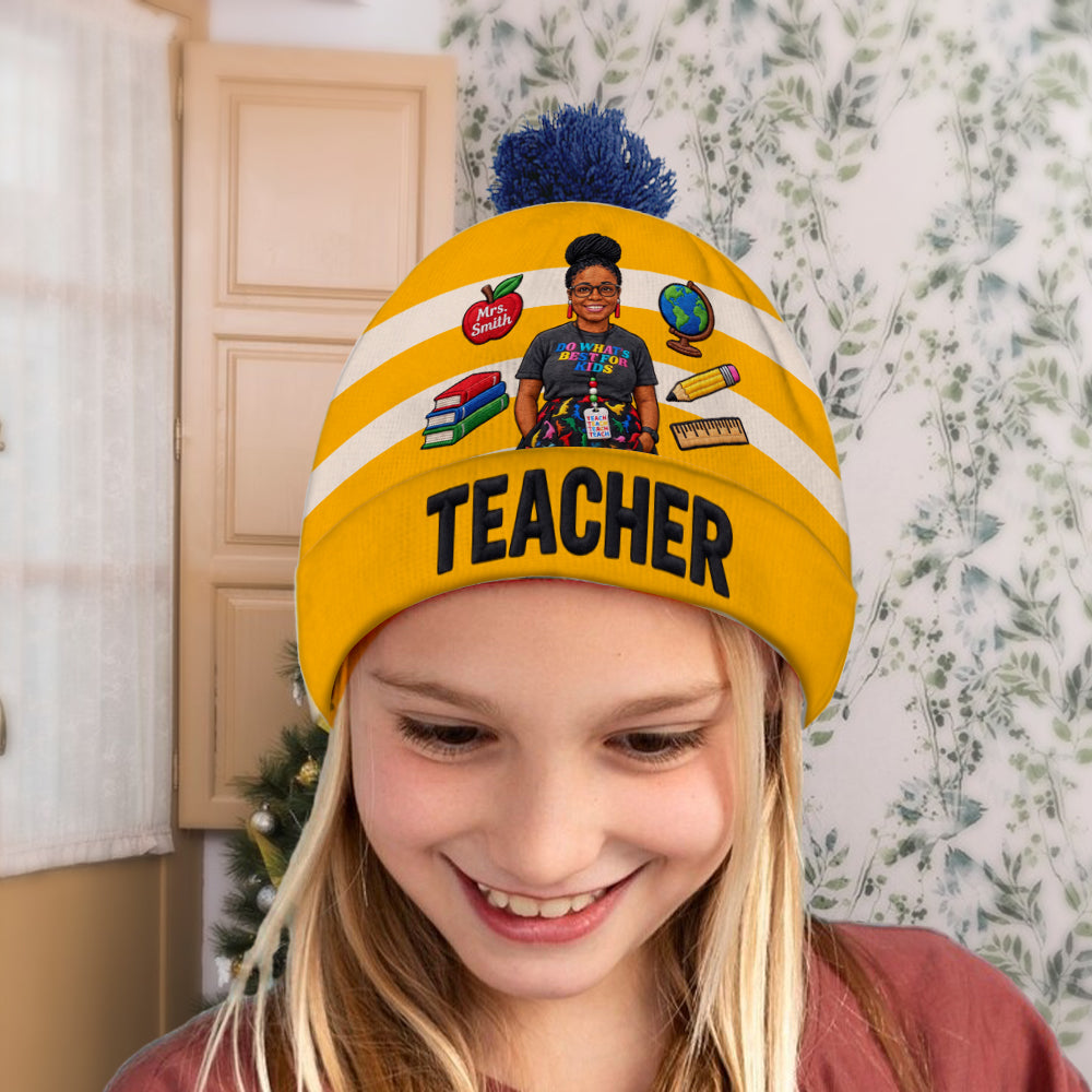 Teacher Life - Personalized Teacher Beanie Hat