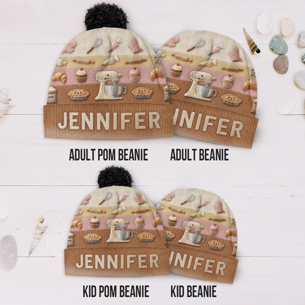 Love Baking - Personalized Baking Beanie Hat
